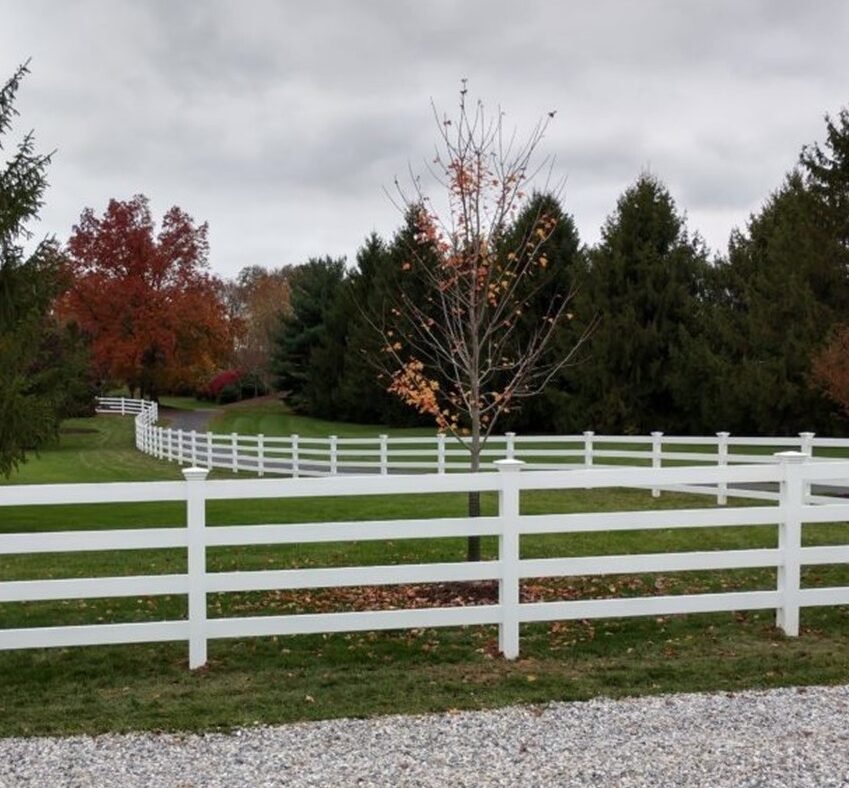 Farm fence installation diagram